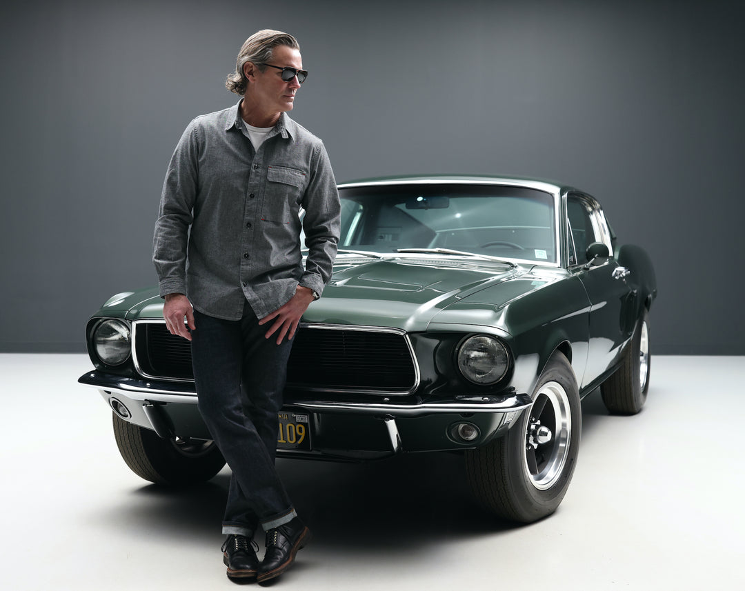 Blackthorn Denim Black Hudson Work Shirt by John Gallagher 