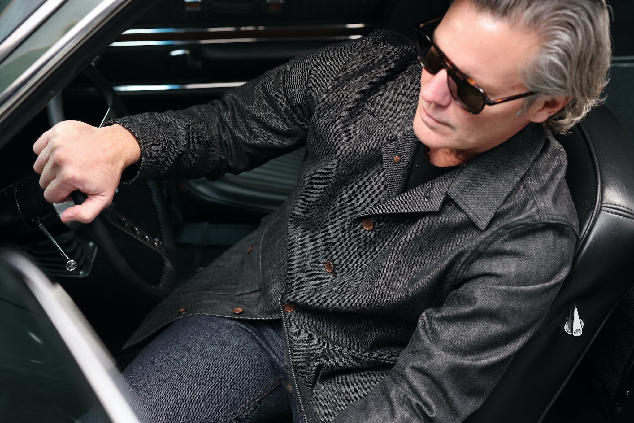 Blackthorn Denim Craftsman Carpenter Jacket by John Gallagher