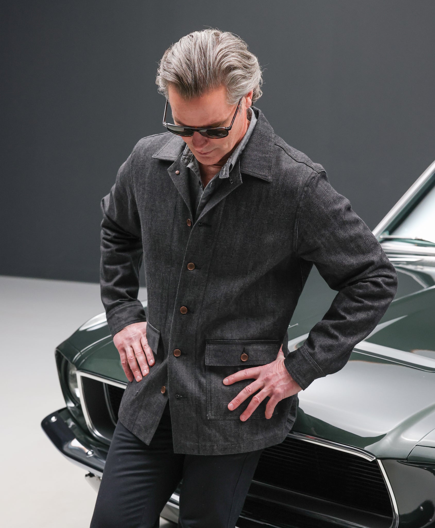 Blackthorn Denim Craftsman Carpenter Jacket by John Gallagher